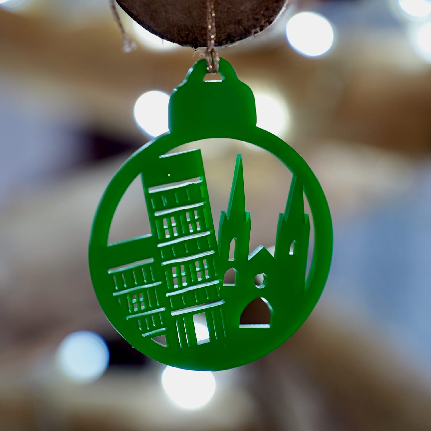 Boule Noël Bayonne verte